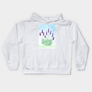 Lavender plant Kids Hoodie